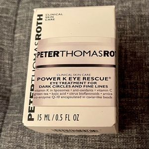 Peter Thomas Roth Power K Eye Rescue Cream New in Box